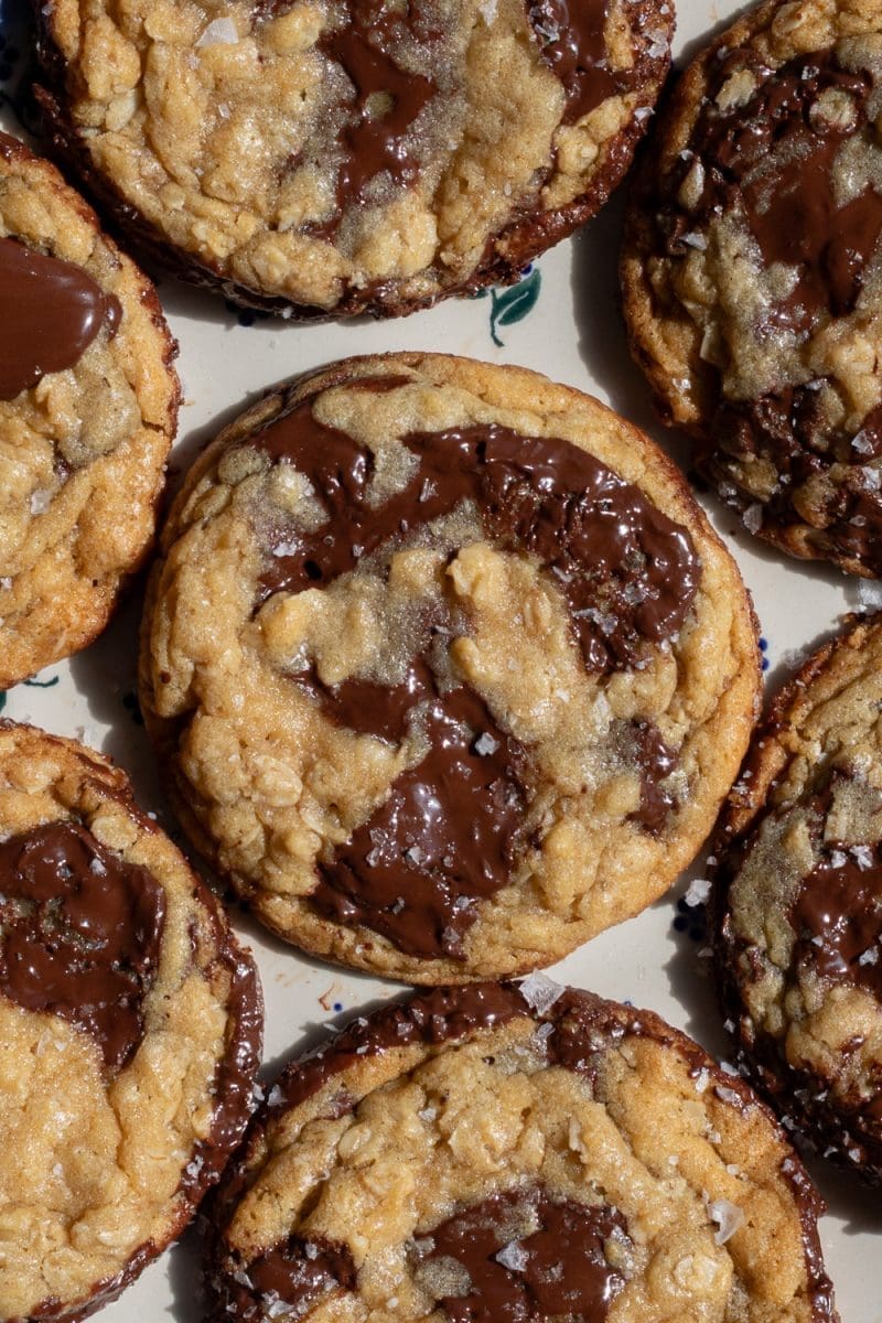 Brown Butter Oatmeal Chocolate Chip Cookies
