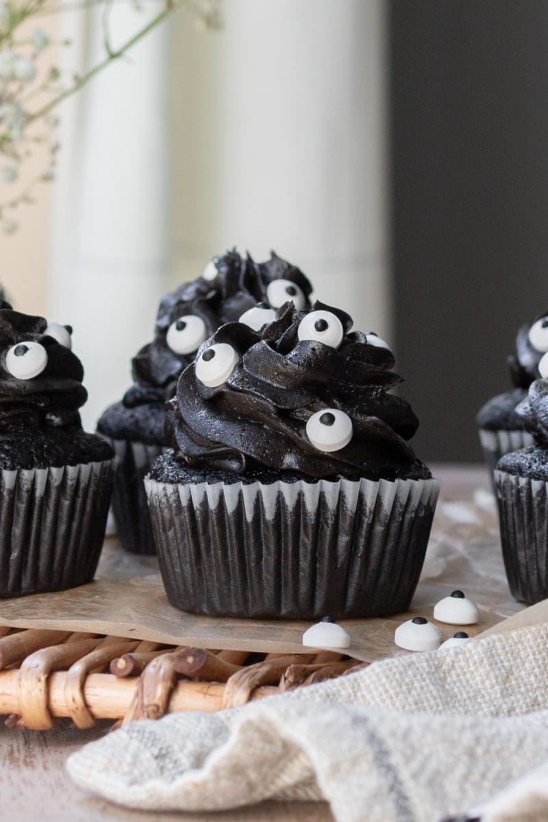 Black Cocoa Cupcakes