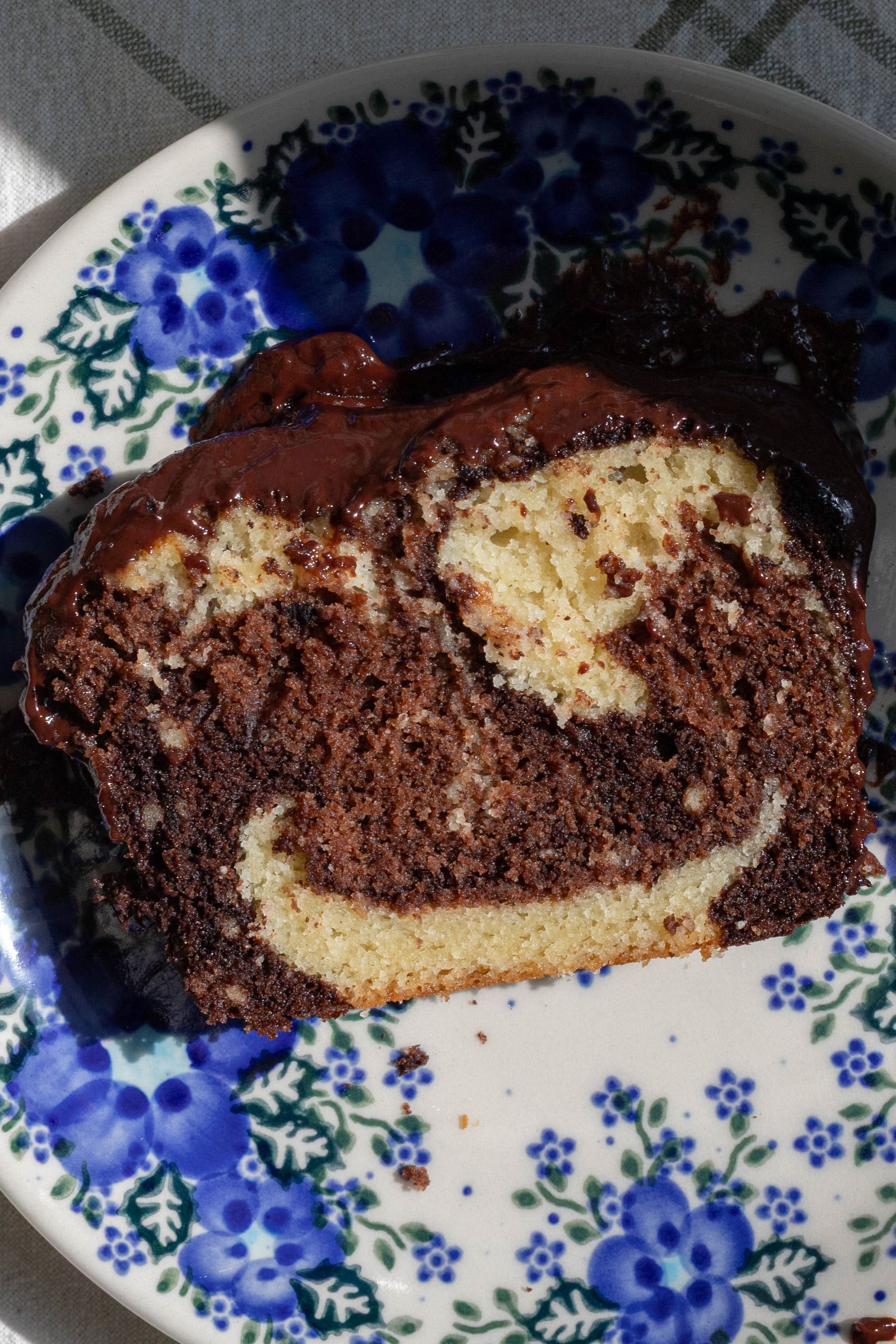 Espresso Marbled Loaf Cake