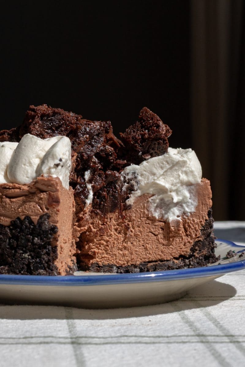 Mini No-Bake Chocolate Cheesecake