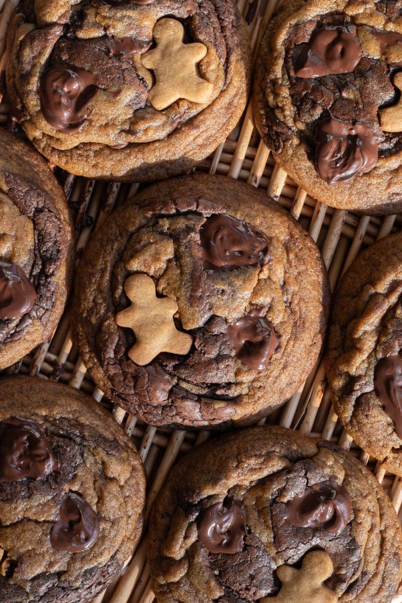 Brownie Gingerbread Chocolate Chip Cookies