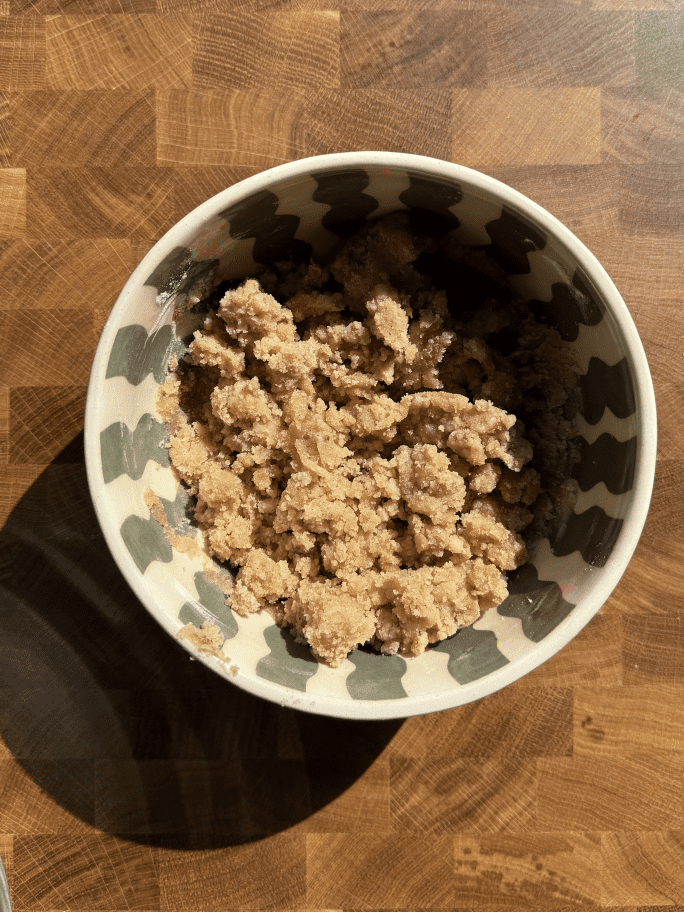 Streusel.
