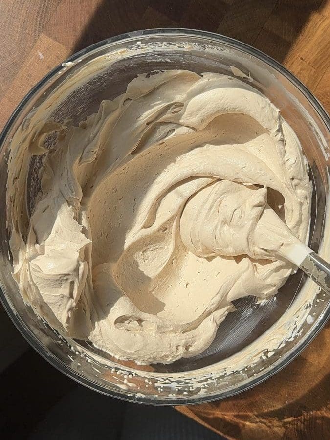 Espresso mascarpone whipped cream.