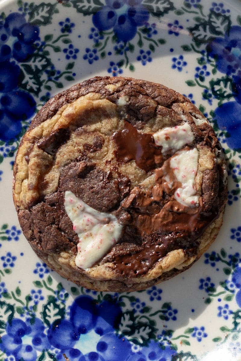 Peppermint Chocolate Chip Cookies (Small Batch)