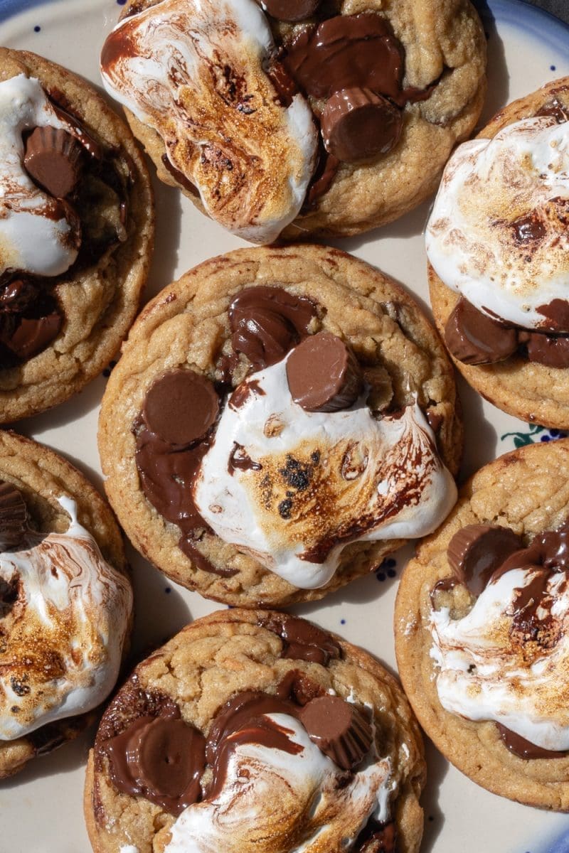 Peanut Butter S’mores Cookies