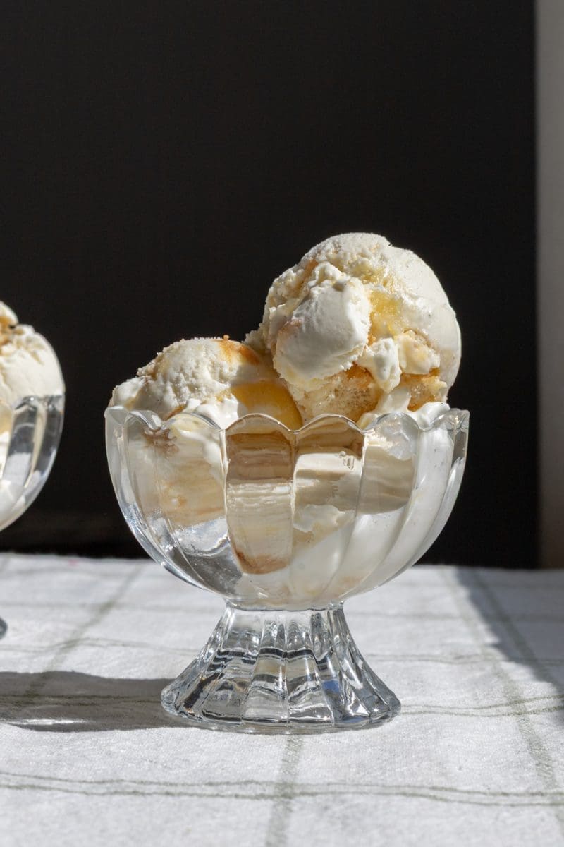 No-Churn Lemon Tiramisu Ice Cream